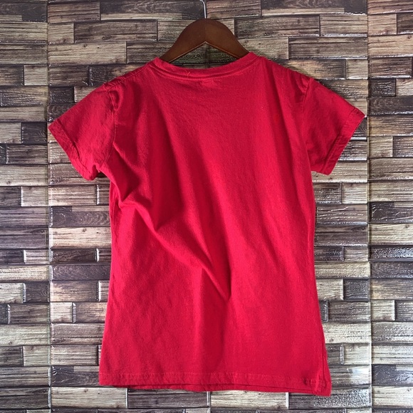 EUC Womens Tee Majestic ‘10 WORLD SERIES American League Champions Texas Rangers - Picture 3 of 8